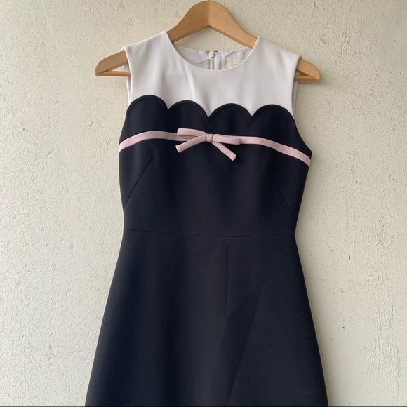 Kate Spade scallop bow a-line dress - Picture 6 of 16